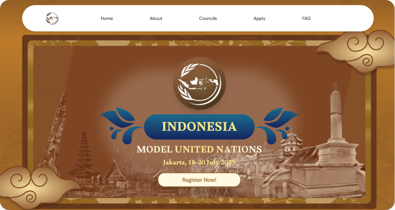 Indonesia Model United Nation (IMUN) 2025 Main Website 1